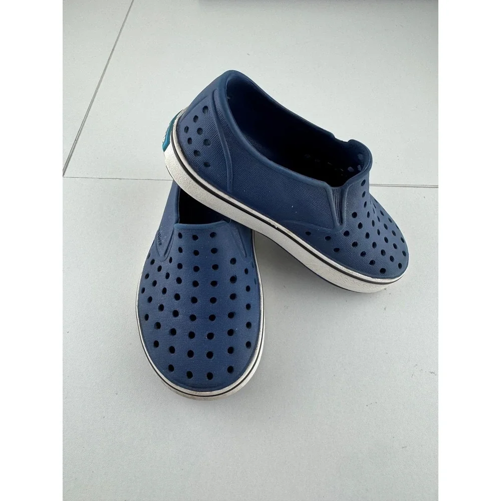 Native Shoes Kids Navy Blue Slip-On Water Shoes